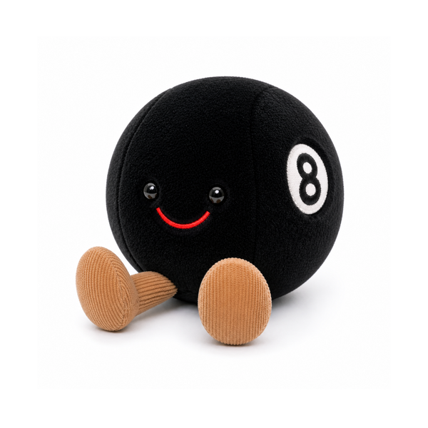 8 Ball Pool Animate — Soft 8 Ball Pool Plush Toy