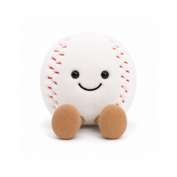Baseball Animate — Soft Baseball Plush Toy