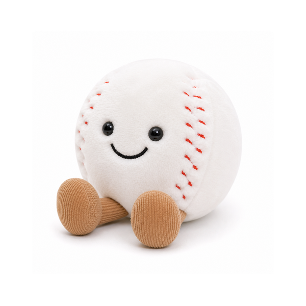 Baseball Animate — Soft Baseball Plush Toy