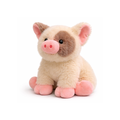 Biscuit Tumbleby Pig Plush — Golden Soft Toy