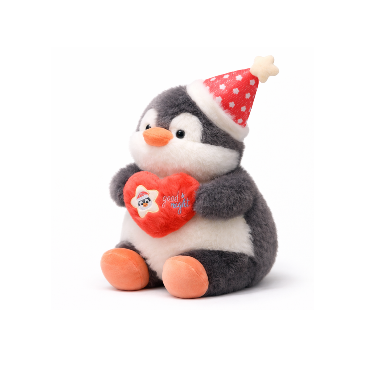 Pengo Napsky Penguin — Soft Plush with Heart