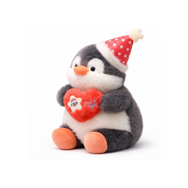 Pengo Napsky Penguin — Soft Plush with Heart