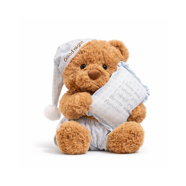 Pillow Talk Bear — Soft Bedtime Plush Teddy
