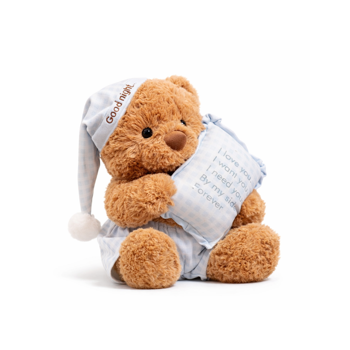 Pillow Talk Bear — Soft Bedtime Plush Teddy