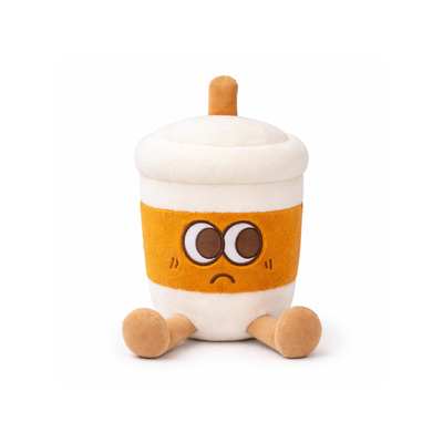 Shy Cappuccino Animate — Coffee Cappuccino Plush Toy