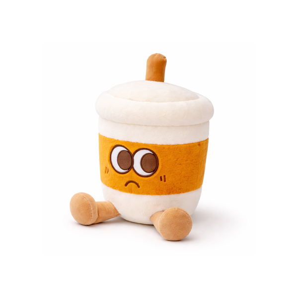 Shy Cappuccino Animate — Coffee Cappuccino Plush Toy