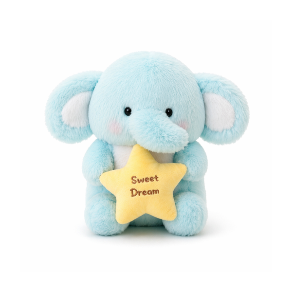 Sweet Dream Elephant — Soft Plush Bedtime Toy