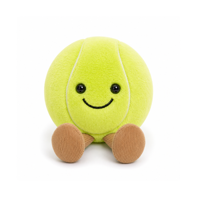 Tennis Ball Animate — Soft Tennis Ball Plush Toy